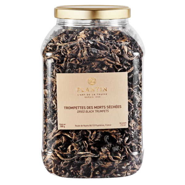 Dried Black Trumpet Mushrooms (Trompettes des Morts) - Zouf.biz