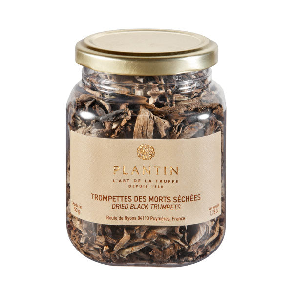 Dried Black Trumpet Mushrooms (Trompettes des Morts) - Zouf.biz