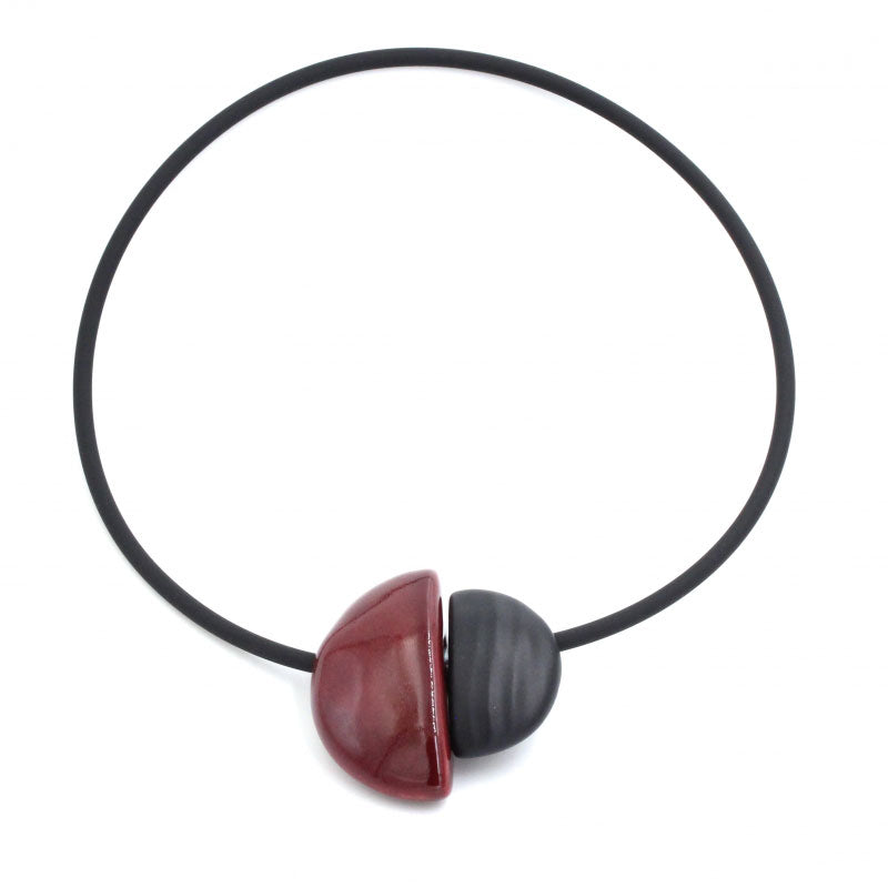 Inca Yucatan Necklace, Blackcurrant - Zouf.biz