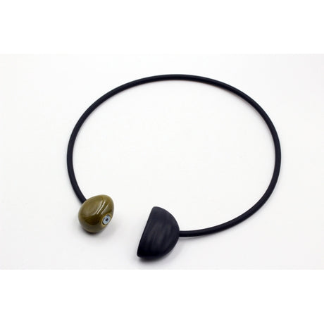 Leo Ceramic Necklace, Pistachio - Zouf.biz