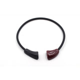 Masai Ceramic Necklace, Blackcurrant - Zouf.biz