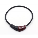 Masai Ceramic Necklace, Blackcurrant - Zouf.biz