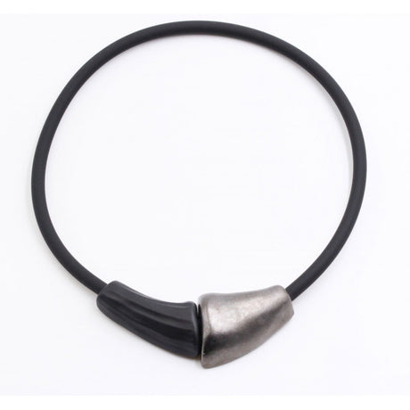 Masai Ceramic Necklace, Cast Iron - Zouf.biz