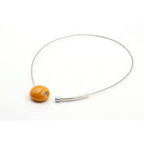 Sakura Ceramic Necklace, Apricot - Zouf.biz