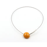 Sakura Ceramic Necklace, Apricot - Zouf.biz