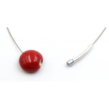 Sakura Ceramic Necklace, Cherry - Zouf.biz