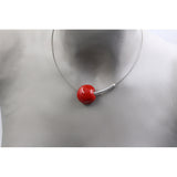 Sakura Ceramic Necklace, Cherry - Zouf.biz