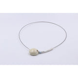 Sakura Ceramic Necklace, Ivory - Zouf.biz
