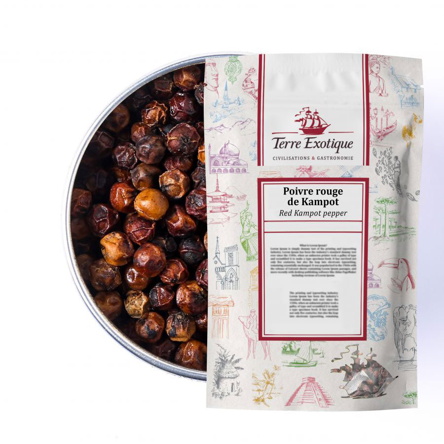 Red Kampot Pepper - 250g - Zouf.biz