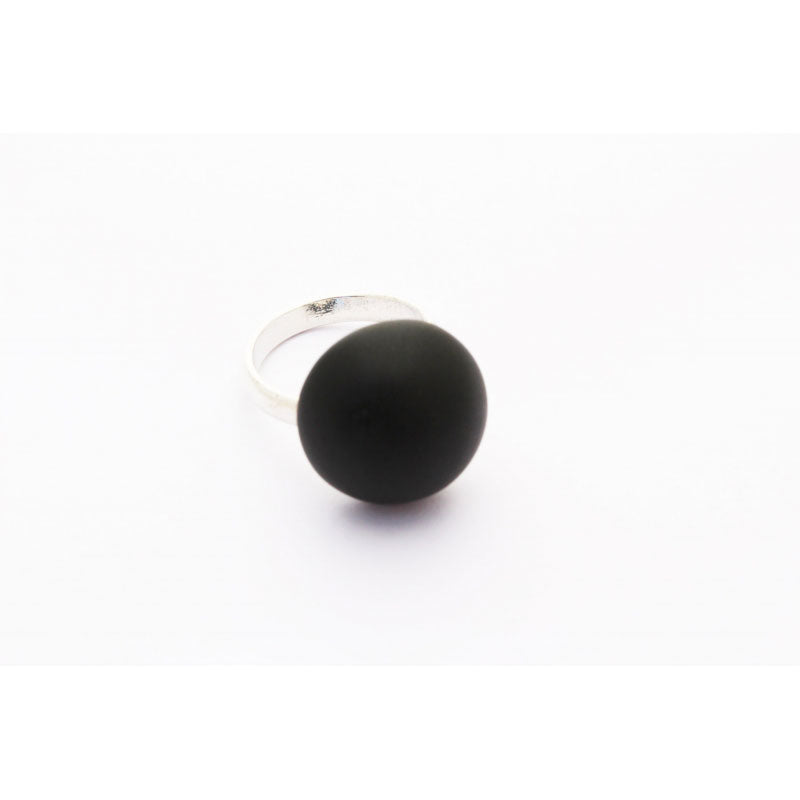 Ludic Urban Ceramic Ring, Black - Zouf.biz