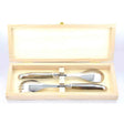 Laguiole Salad Servers Dark Horn Tip, Prestige Collection - Zouf.biz