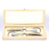 Laguiole Salad Servers Dark Horn Tip, Prestige Collection - Zouf.biz