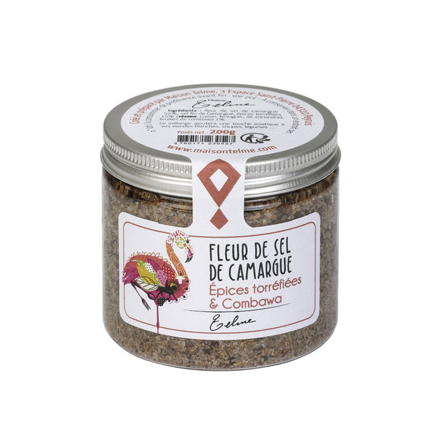 Fleur de Sel de Camargue with Roasted Spices & Kaffir Lime - 200g - Zouf.biz