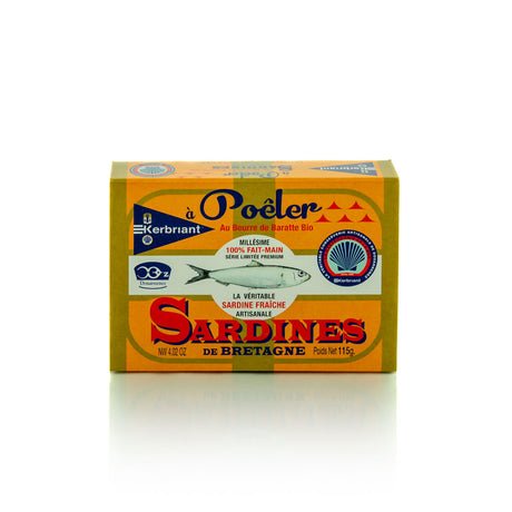 Sardines with Organic Baratte Butter, to pan-fry - 115g - Zouf.biz