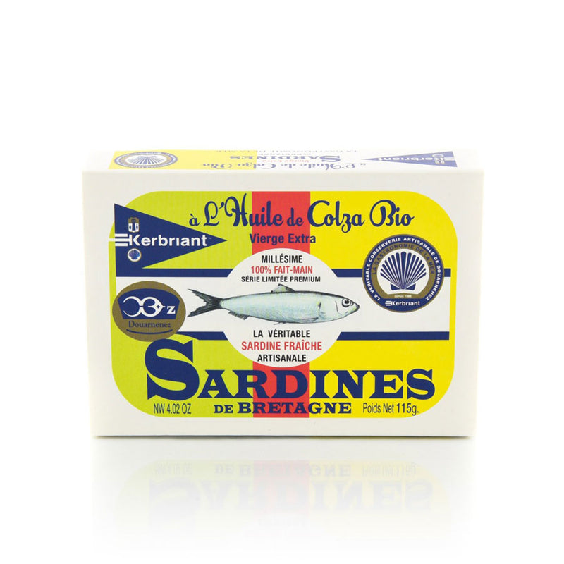 Sardines in Organic Colza Oil - 115g - Zouf.biz