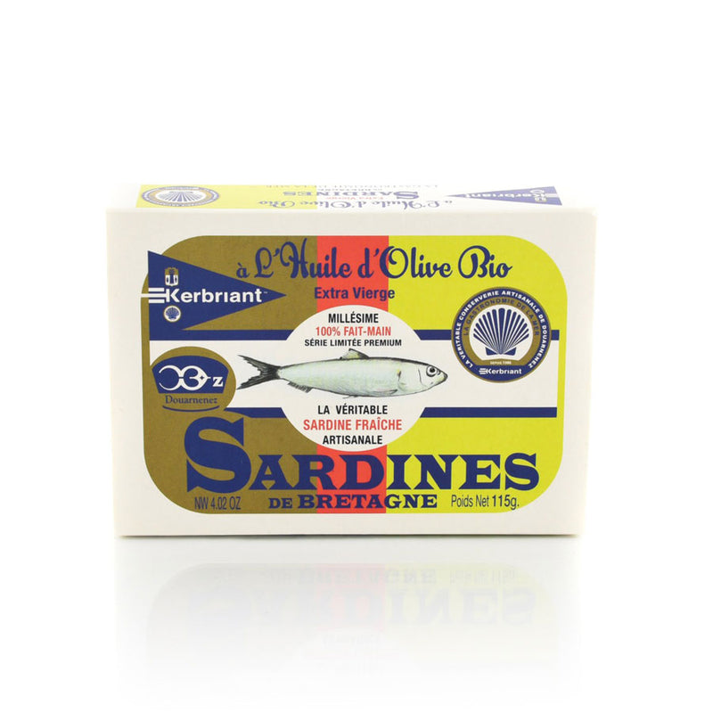 Sardines in Organic Olive Oil - 115g - Zouf.biz