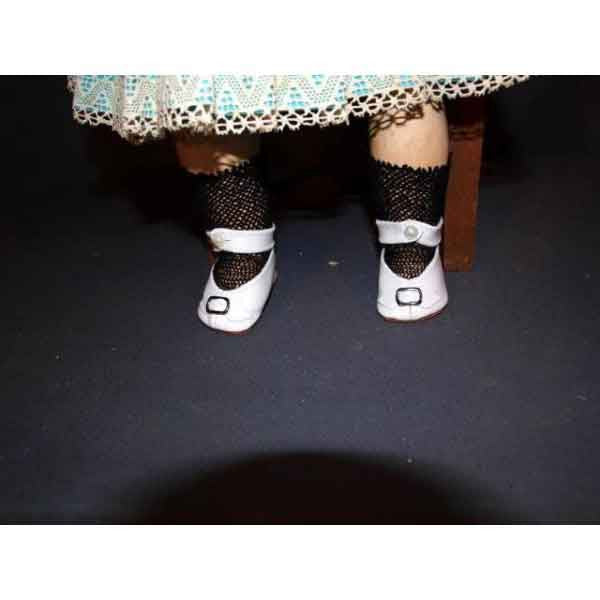 White Antique Doll Shoes - Zouf.biz