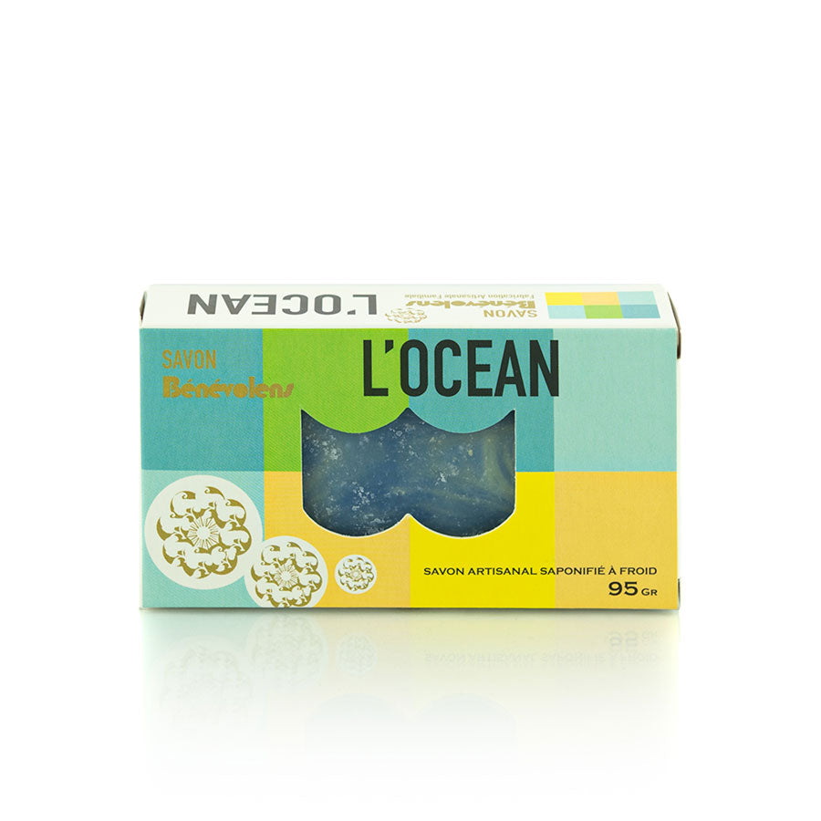 Natural Cold Process Soap, l'Ocean - 95g - Zouf.biz