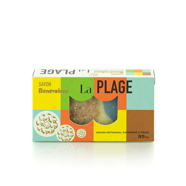 Natural Cold Process Soap, la Plage - 95g - Zouf.biz