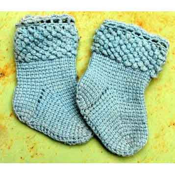 Vintage Cotton Blue Socks - Zouf.biz