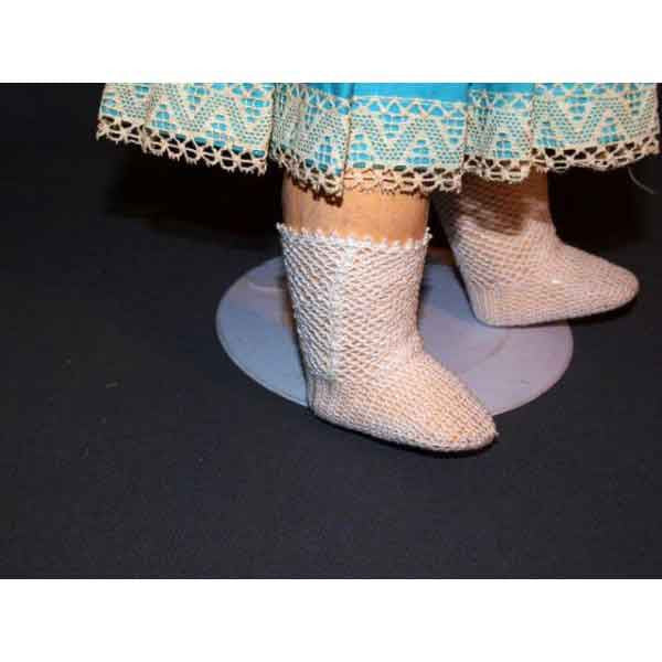 White Vintage Crochet Socks - Zouf.biz