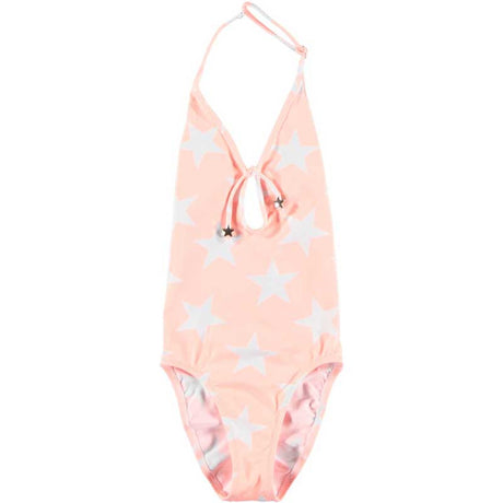 Holly Star Print One Piece Swimsuit, Orange - Zouf.biz