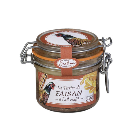 Pheasant Terrine with Garlic Confit - 200g - Zouf.biz