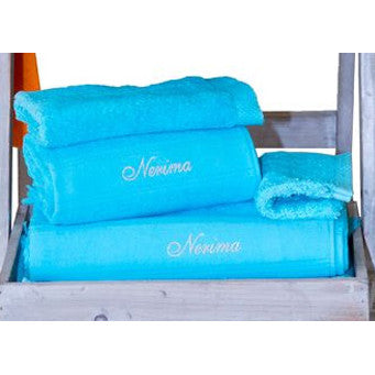 Cap-Ferret Turquoise 100% Cotton Hand Towel - Zouf.biz