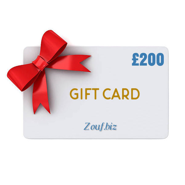 E-Gift Card £200 - Zouf.biz