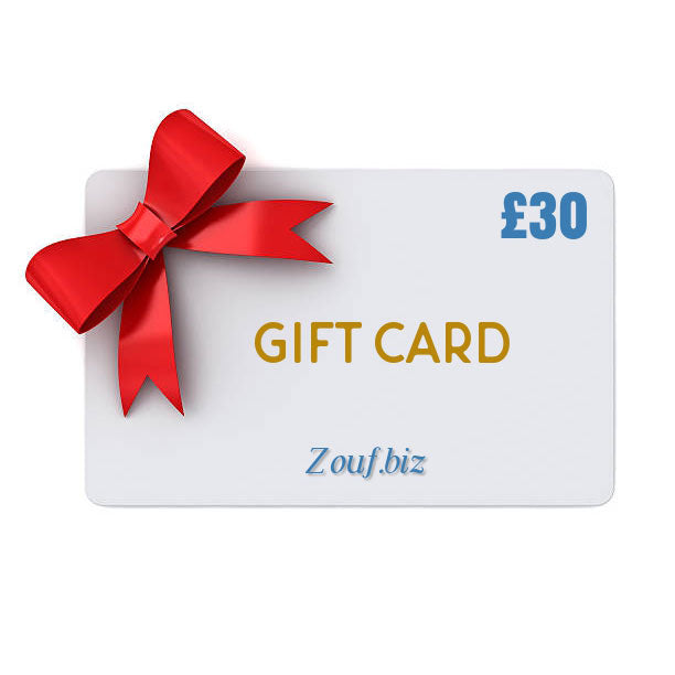 E-Gift Card £30 - Zouf.biz